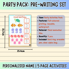 Load image into Gallery viewer, Party Pack: Pre-Writing Set
