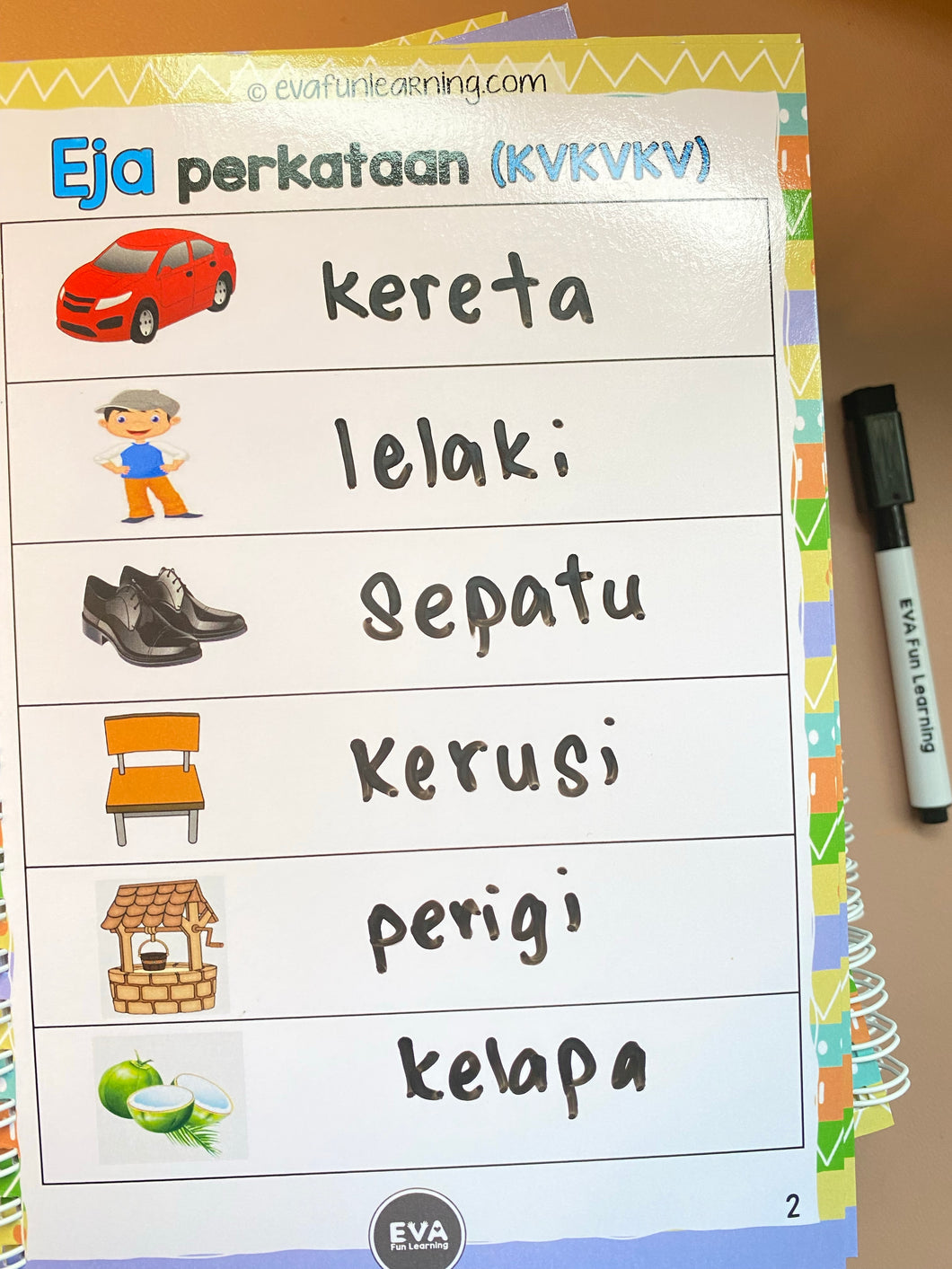 Baca & Eja Suku Kata 2