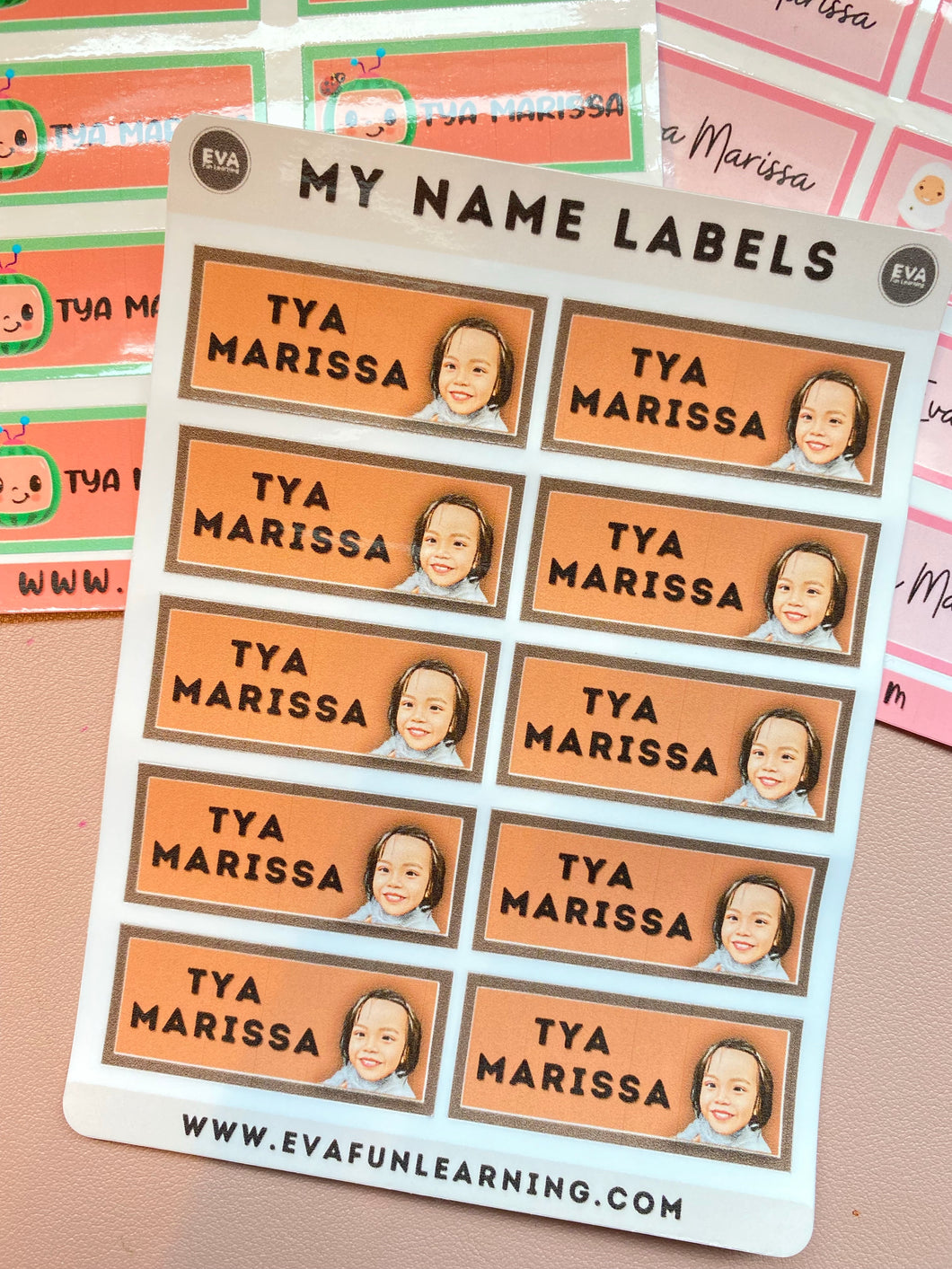 Personalised Name Labels